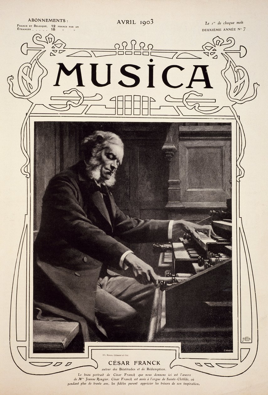 Cesar-Auguste Franck by Jeanne Rongier