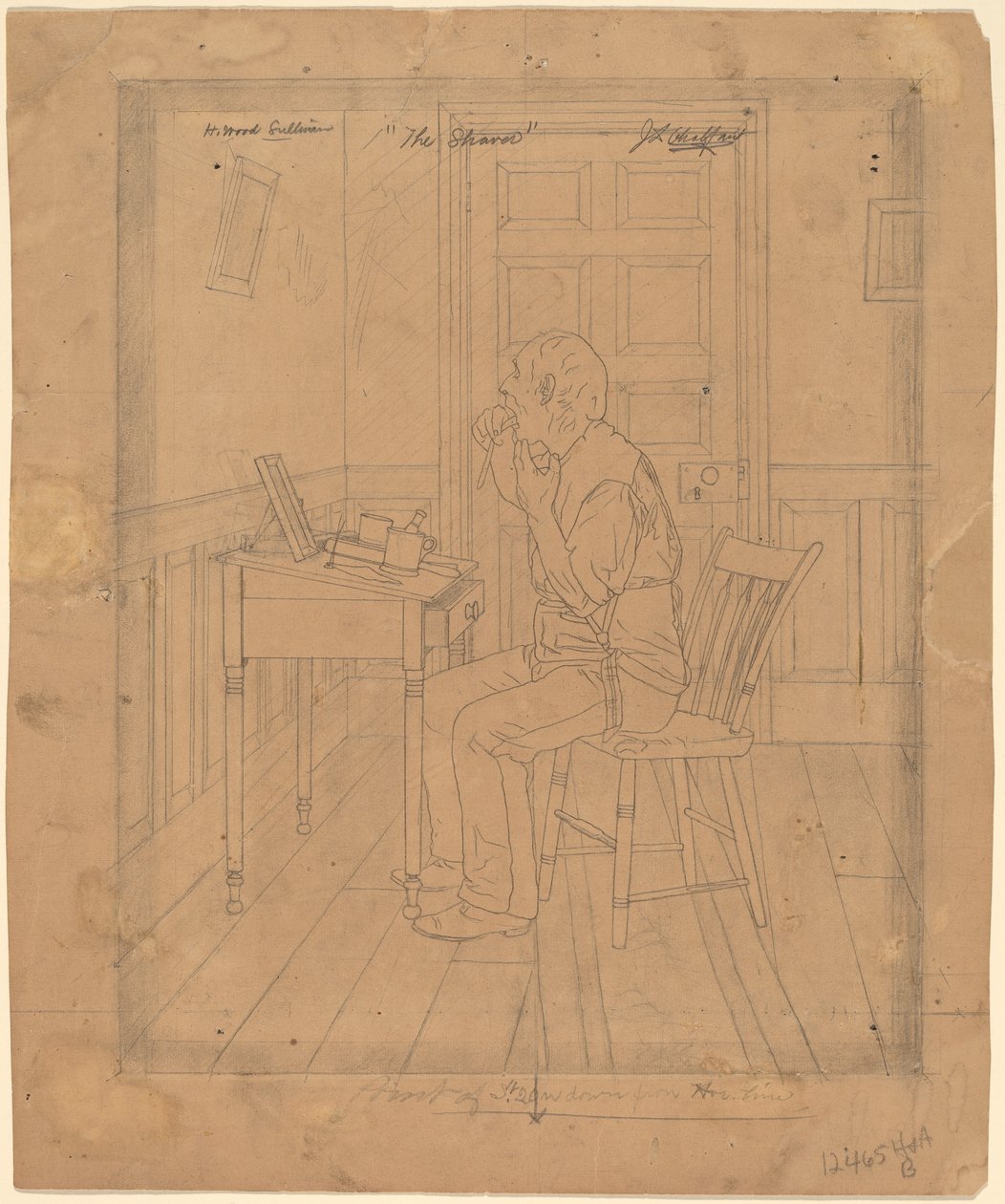 H. Wood Sullivan - The Shaver by Jefferson David Chalfant