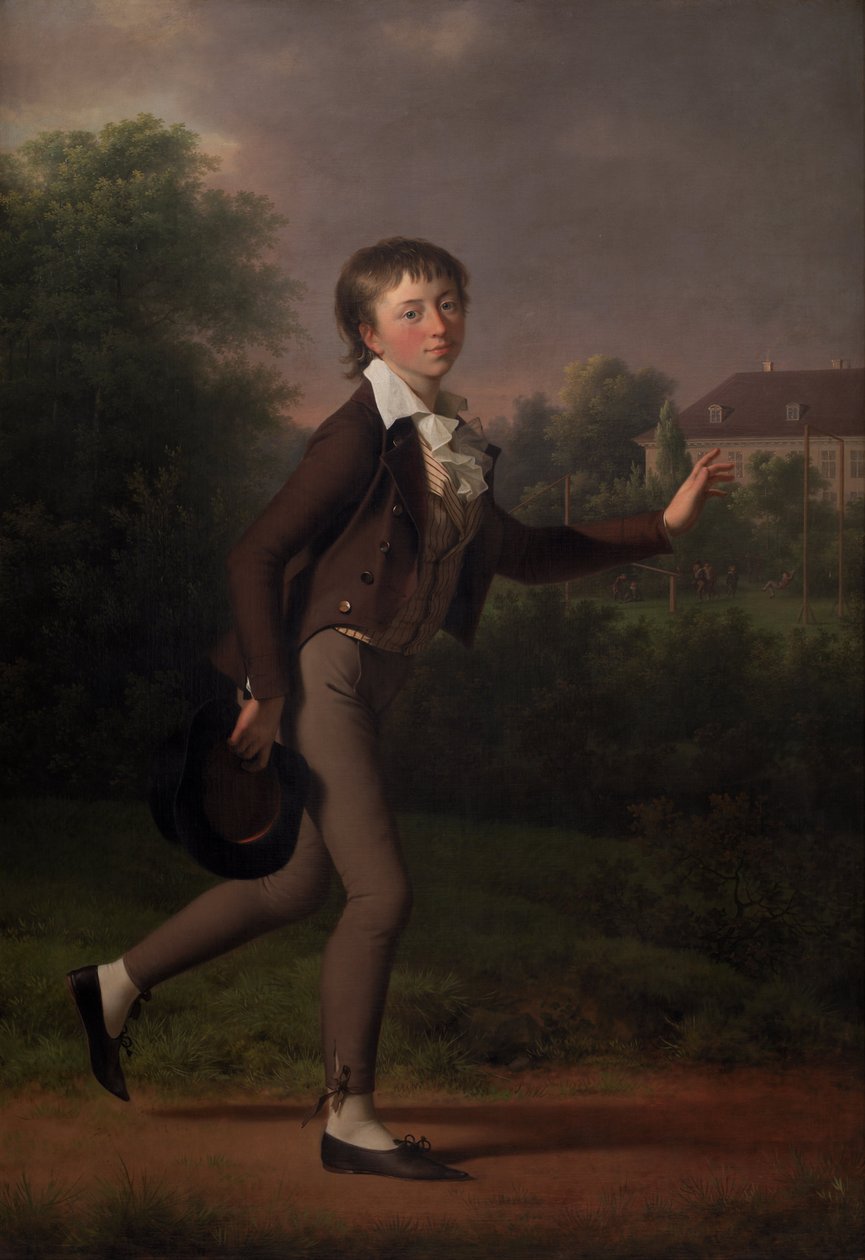 A Running Boy by Jens Juel