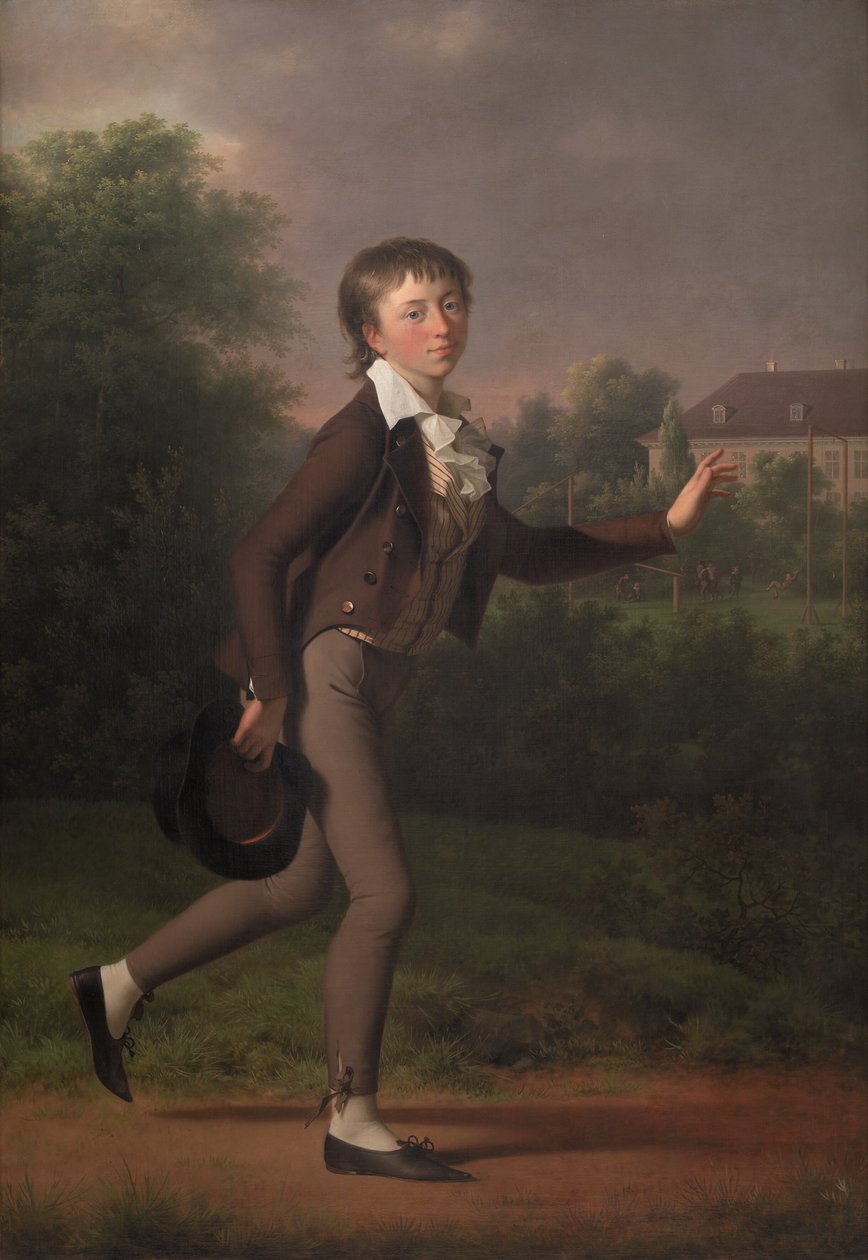 A Running Boy. Marcus Holst von Schmidten by Jens Juel