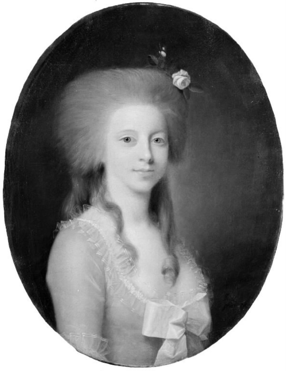 Countess Margarethe Moltke, née Løvenskiold by Jens Juel