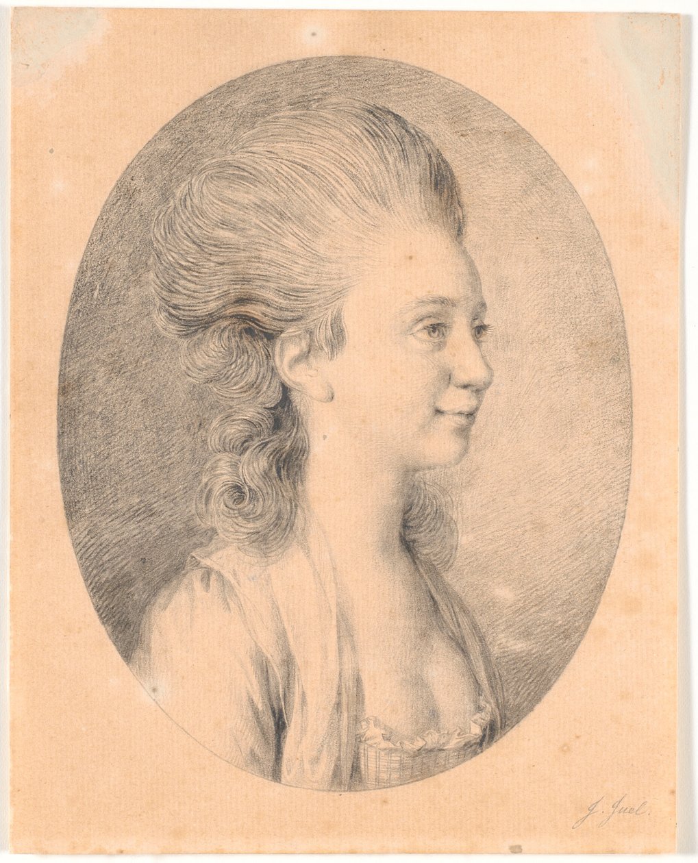 Portrait of Susanne Elisabeth Holm, Called Julie, Juel