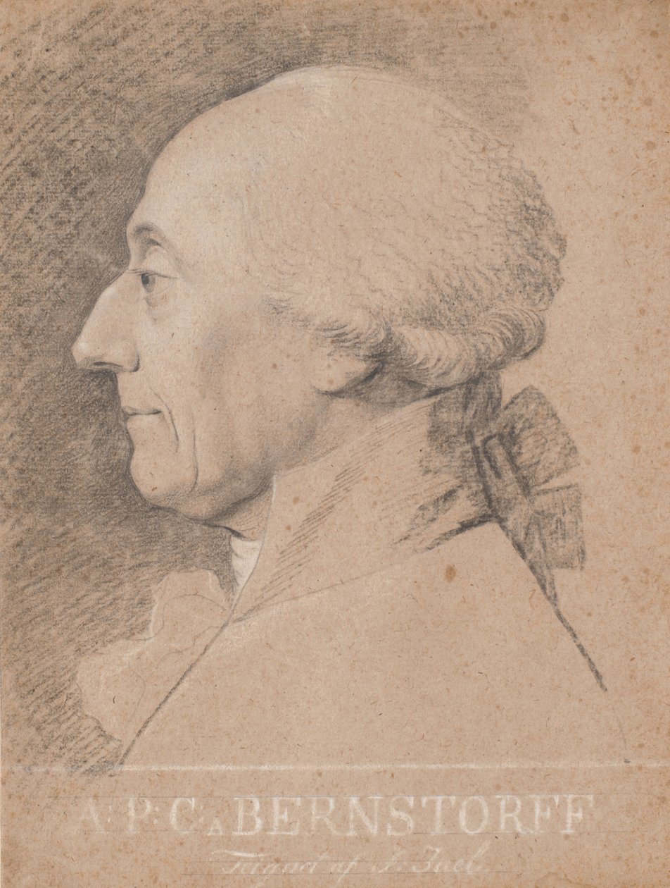 Portrait of Statesman A.P. Bernstorff by Jens Juel