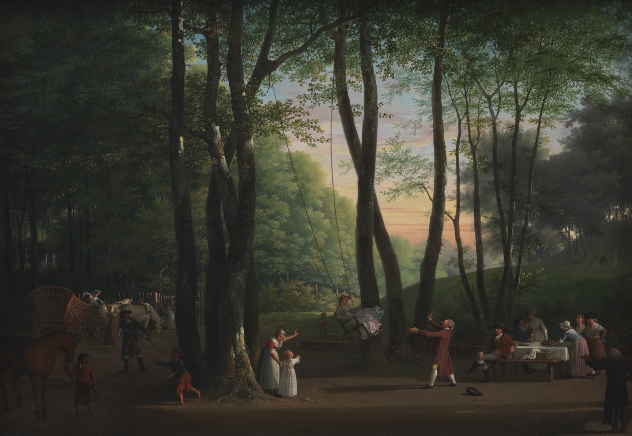 The Dancing Glade at Sorgenfri, North of Copenhagen by Jens Juel