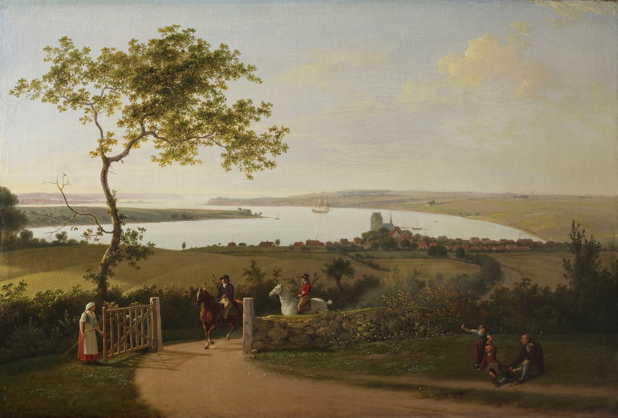 View over the Little Belt from a Hill near Middelfart by Jens Juel