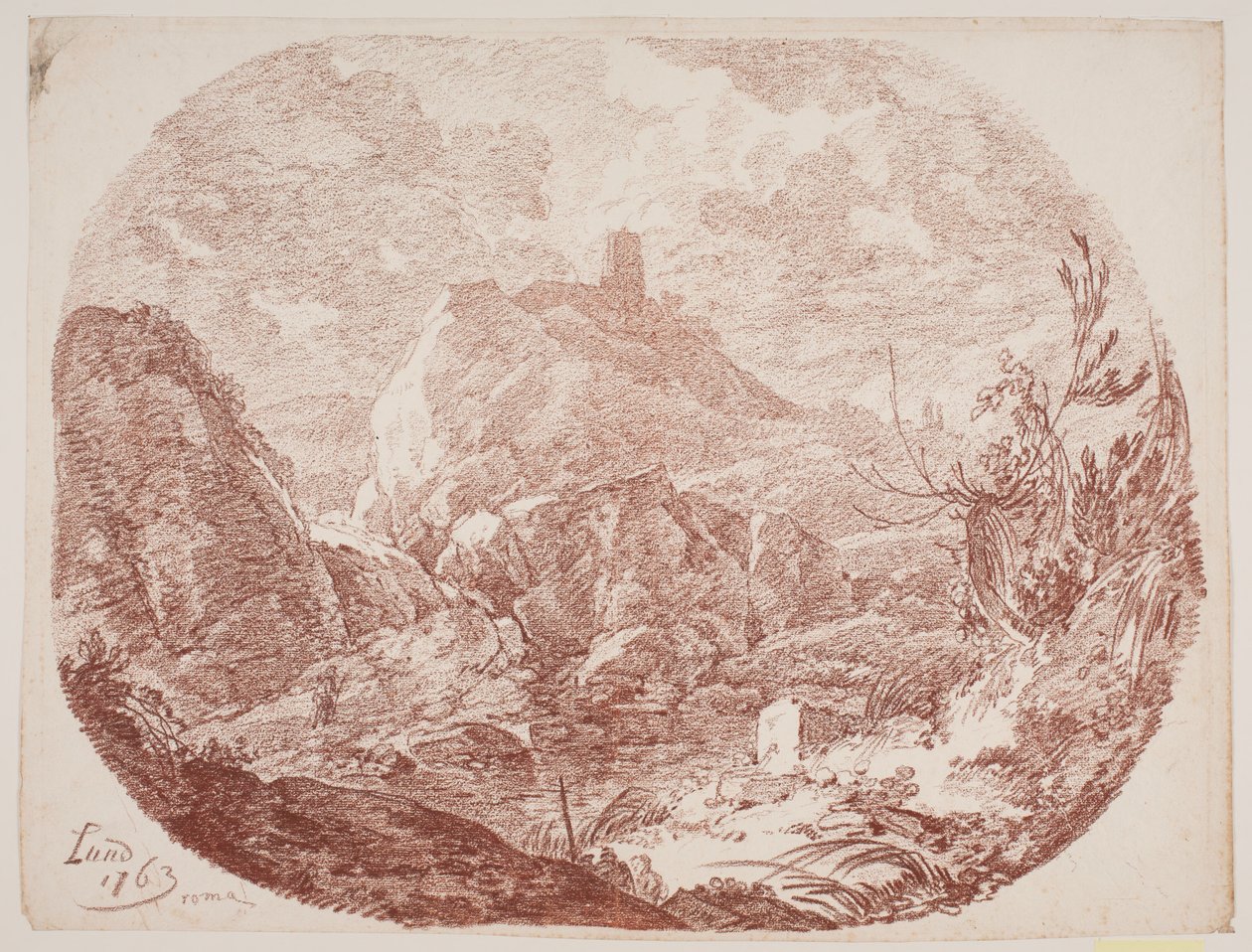 Italian Fantasy Landscape by Jens Petersen Lund