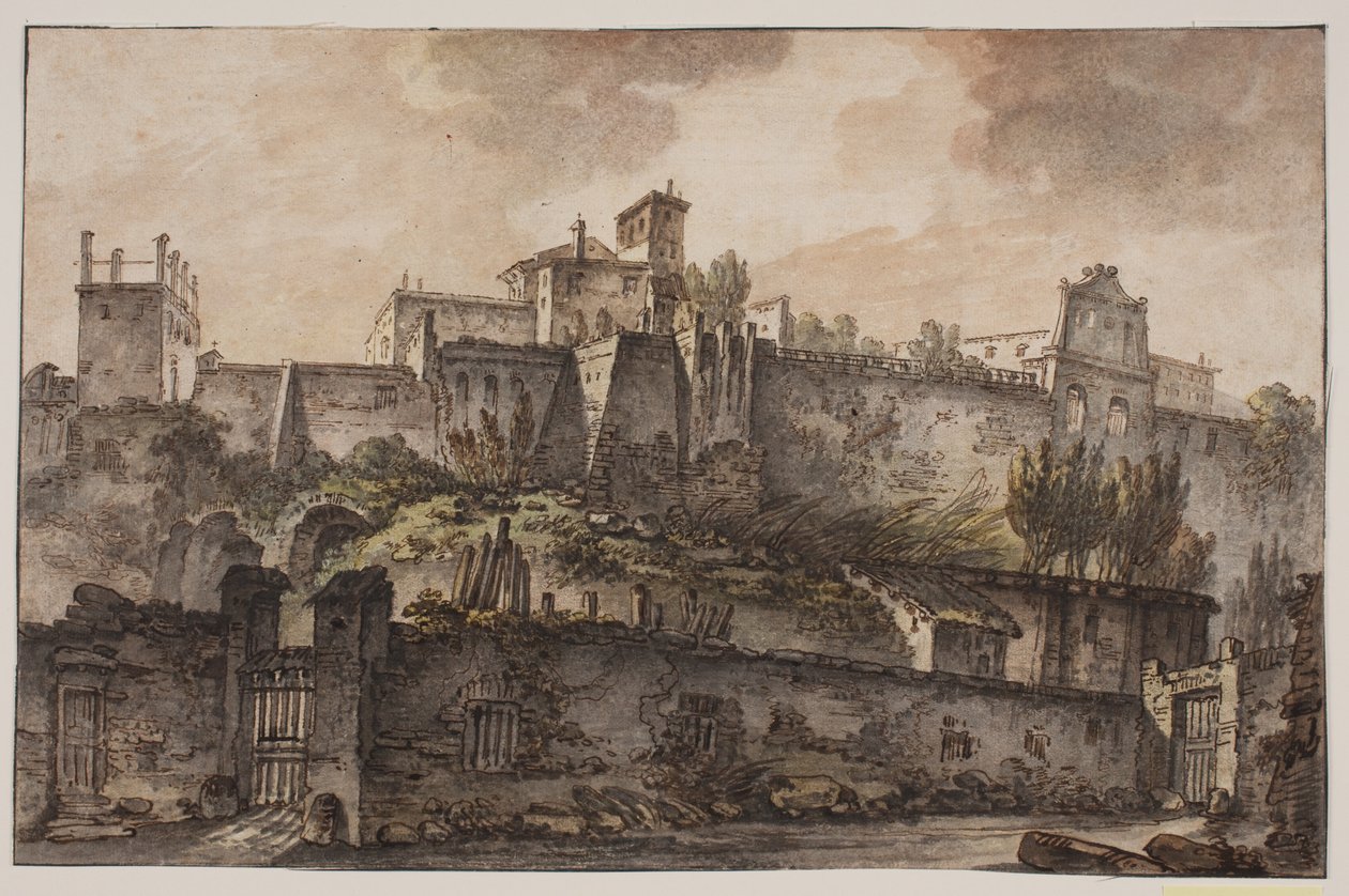 Scene from the Foot of the Palatine, Rome by Jens Petersen Lund