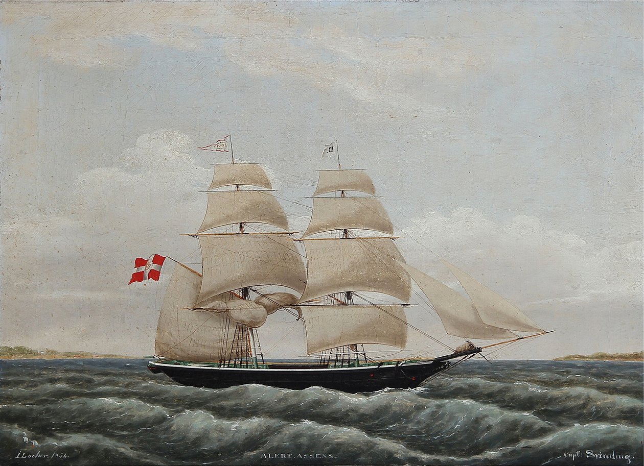 The Schooner Alert of Assens under the Command of Captain Svinding by Jens Thielsen Locher