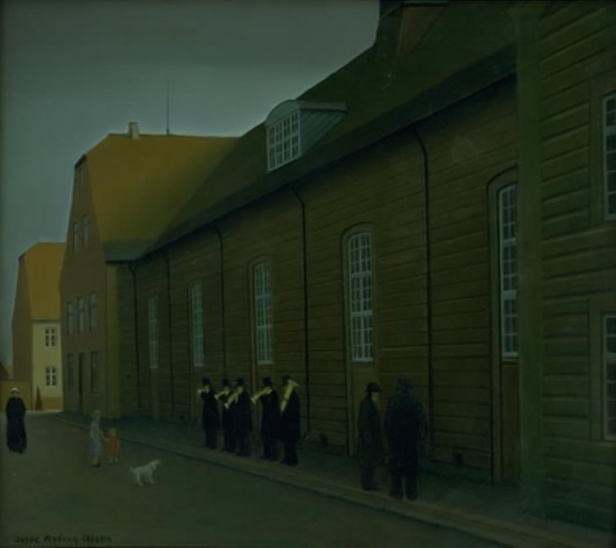 Playing to Announce a Death Among the Moravian Brethren by Jeppe Madsen Ohlsen