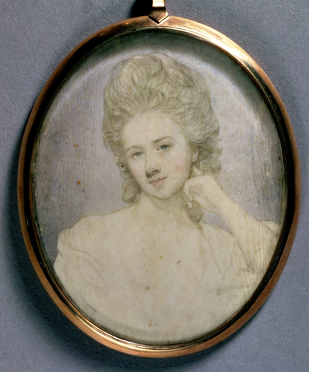 Portrait Miniature of Georgiana, Duchess of Devonshire, c.1775 by Jeremiah Meyer