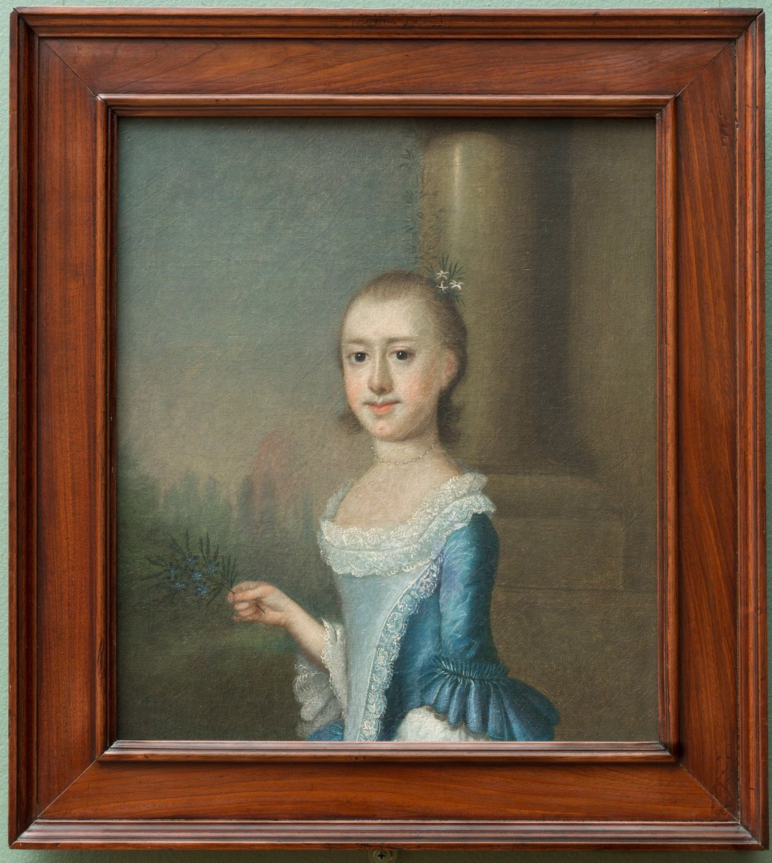 Portrait of Amarinthia Elliott by Jeremiah Theus