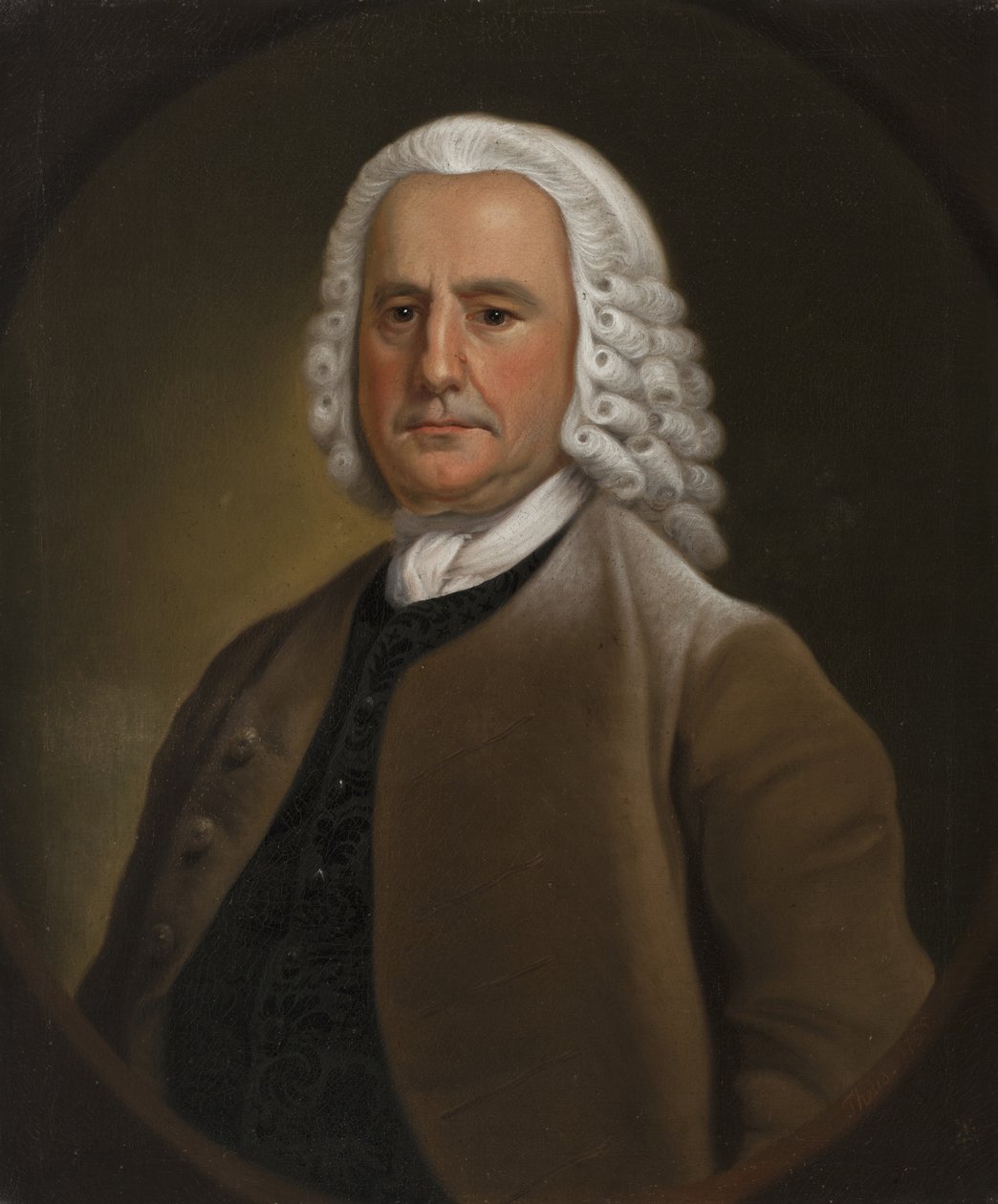 Portrait of a Man, Probably Isaac Holmes by Jeremiah Theus
