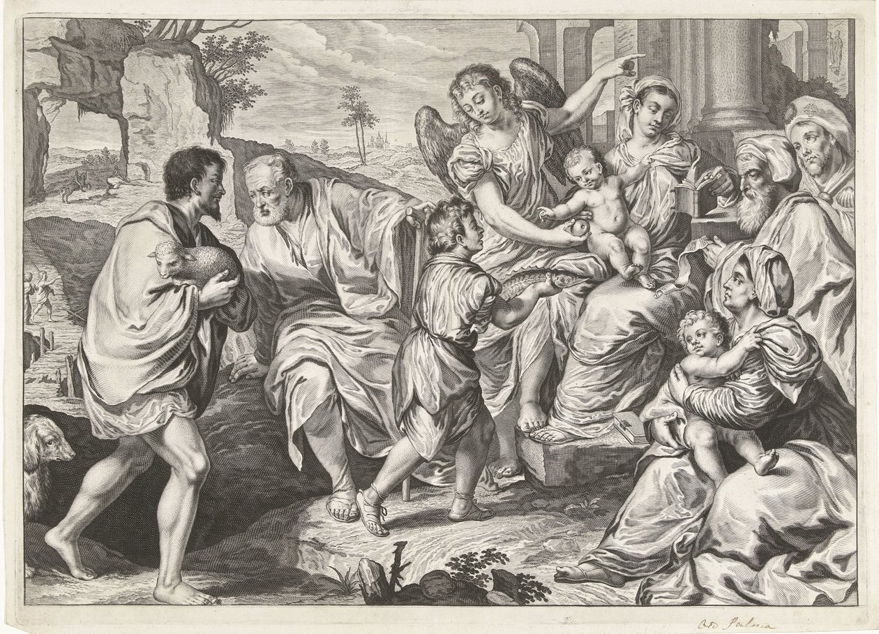 The Holy Family in the Company of Others by Jeremias Falck