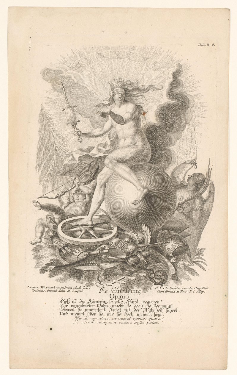 Allegory of Wrong Conviction (Opinio) by Jeremias Wachsmuth