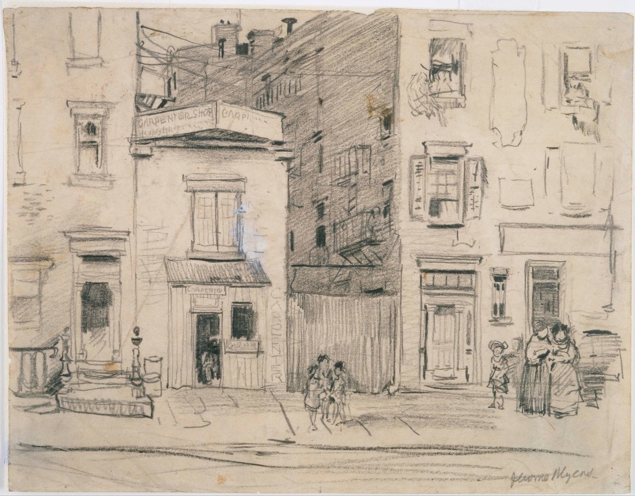 East 22nd Street, New York by Jerome Myers