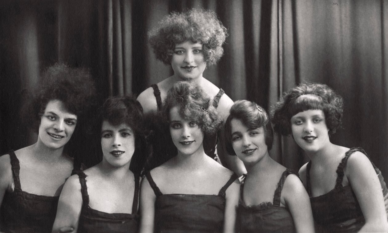 A Dance or Theatre Group, c. 1900-1929 by Jerome Ltd