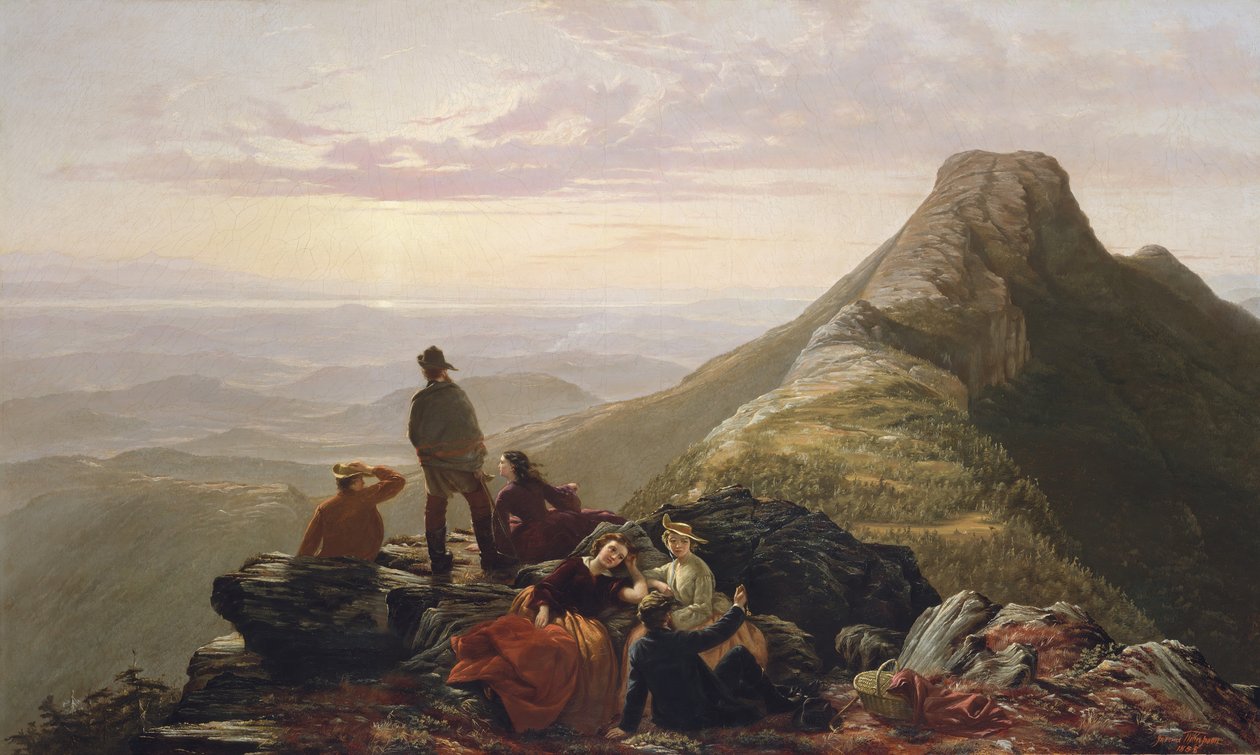 The Belated Party on Mansfield Mountain, 1858 by Jerome Thompson