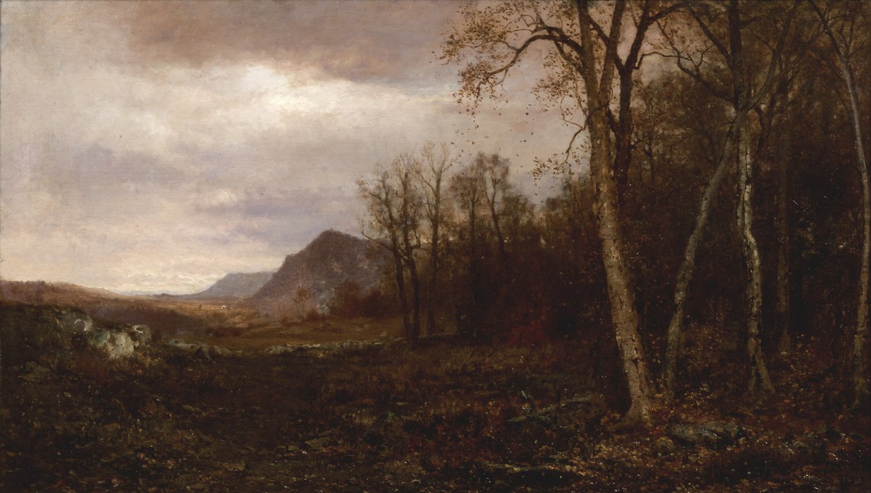 Over The Hills and Far Away, 1878 by Jervis McEntee