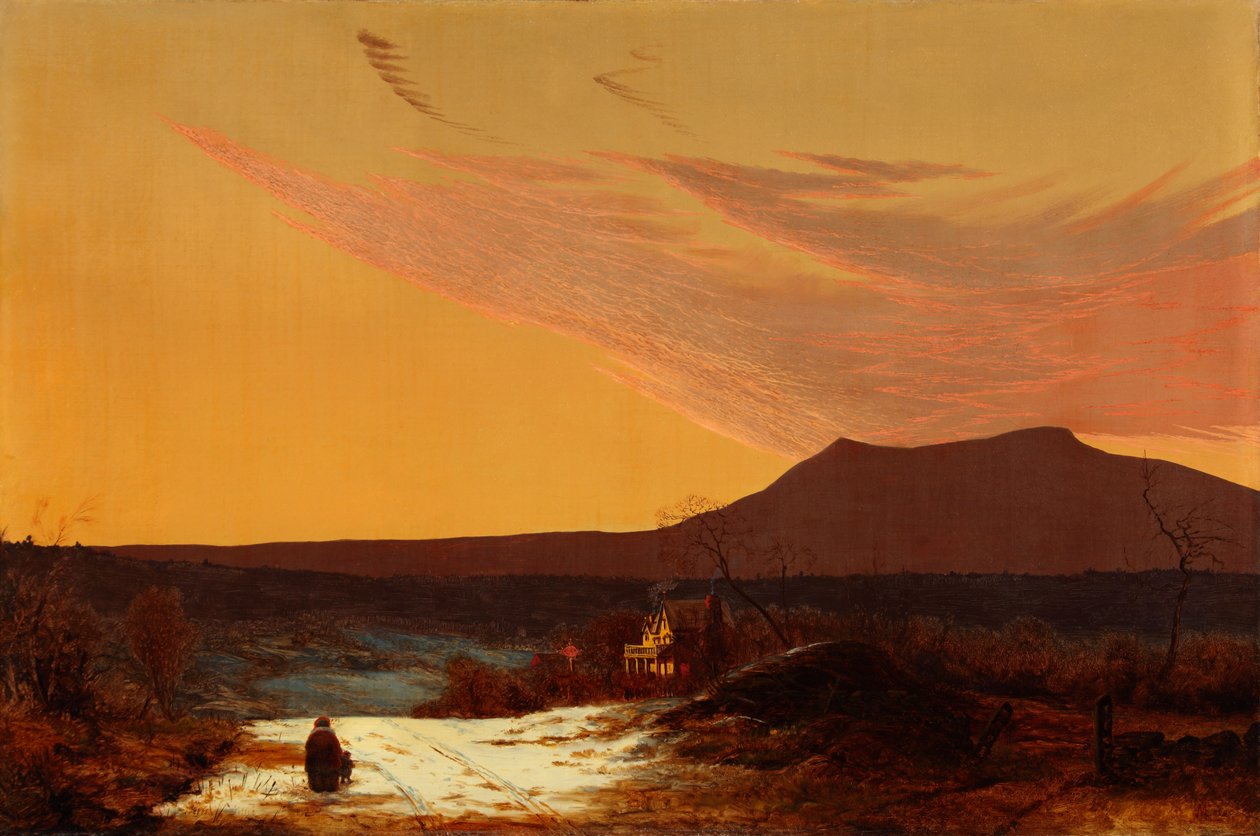 The Hudson River Valley 1874 by Jervis McEntee