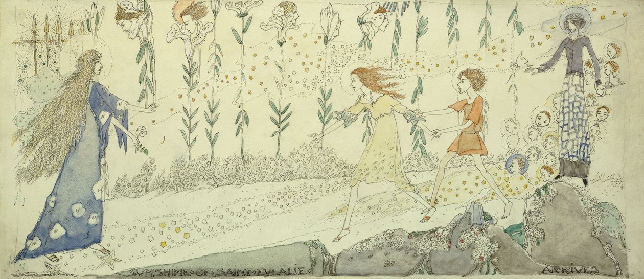 Sunshine of the Saint Eulalie Arrives by Jessie Marion King