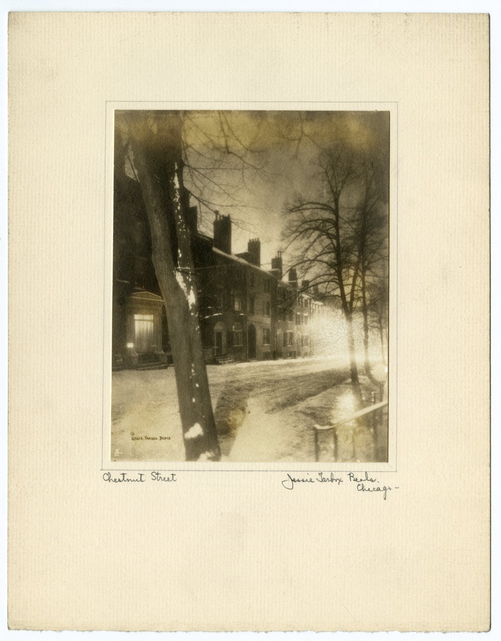 Chestnut Street, Boston, USA, c.1902-10 by Jessie Tarbox Beals
