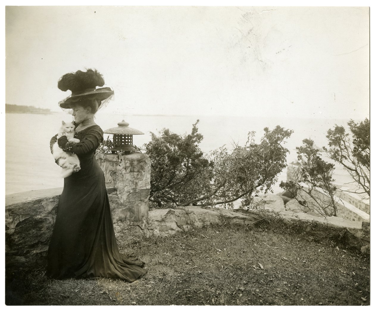 Ella Wheeler Wilcox at Sound Beach, Conn, c.1905-11 by Jessie Tarbox Beals