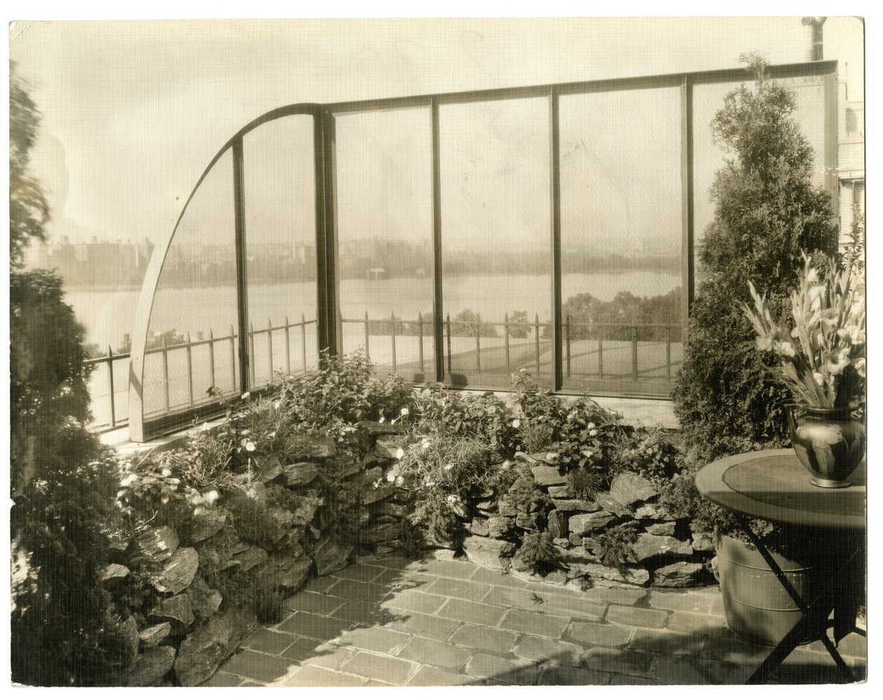 Garden of Mrs Regina Jais, c.1936-37 by Jessie Tarbox Beals