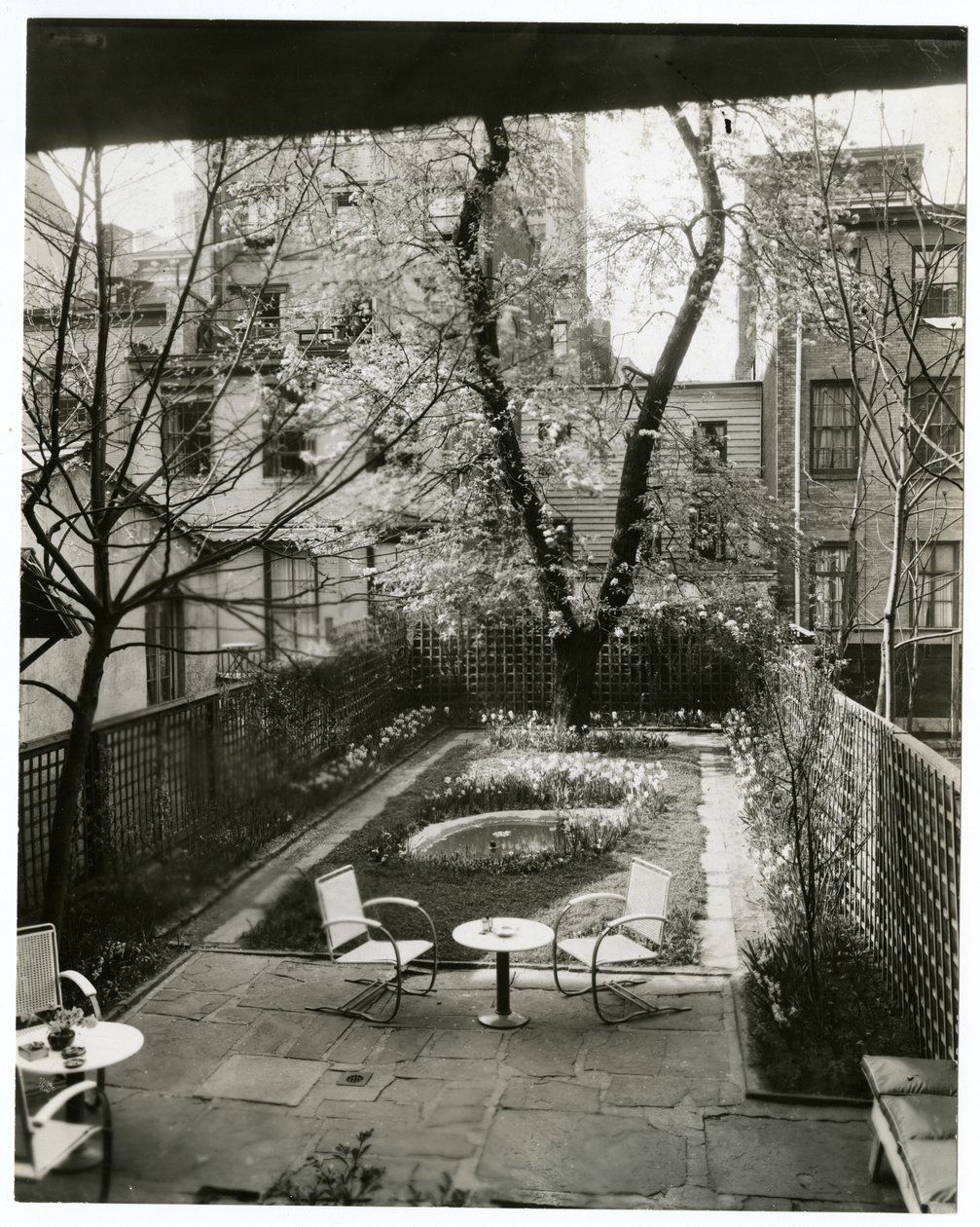 Garden of Mrs. W. H. Wells, 265 W 11th by Jessie Tarbox Beals
