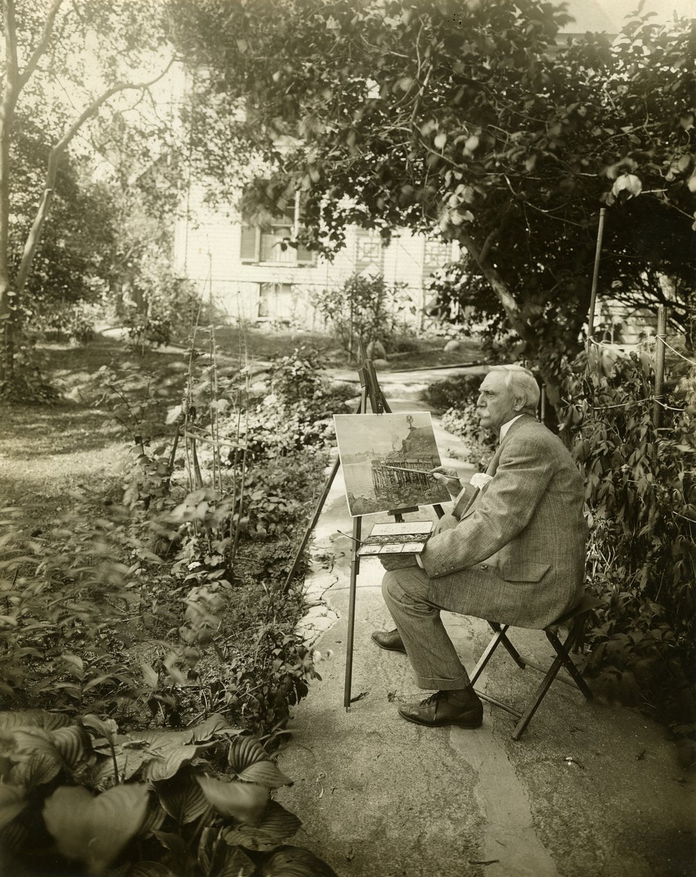 Harry Fenn, artist, c.1905-11 by Jessie Tarbox Beals