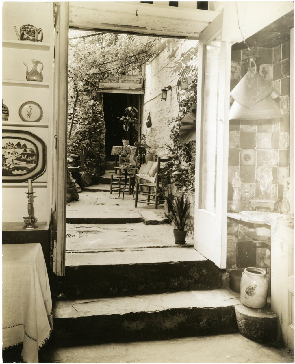Home of Mr & Mrs George Stonehill, Greenwich Village, New York, USA, c.1905-40 by Jessie Tarbox Beals