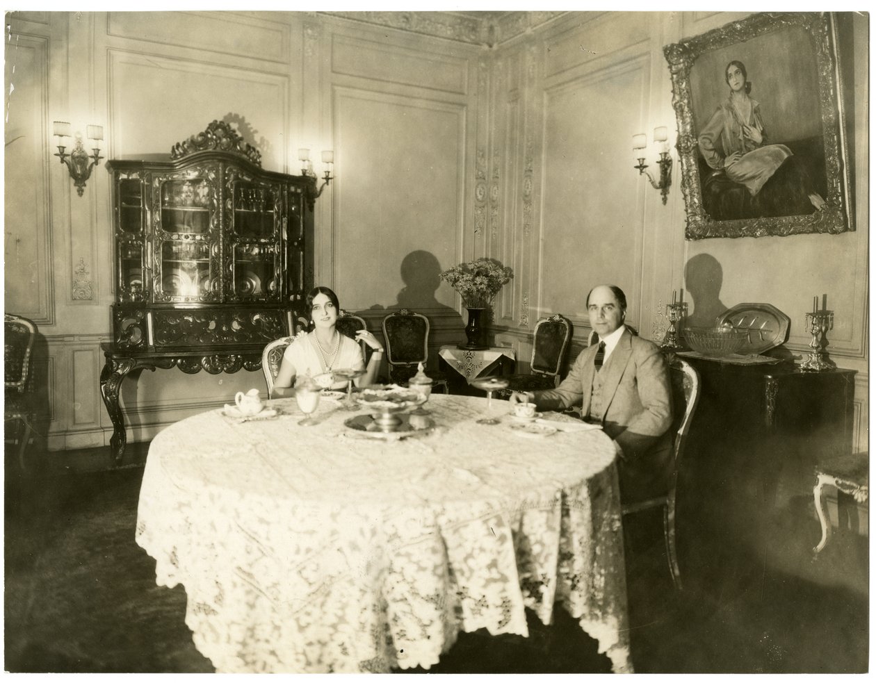 Michael Fokine & Fokina his wife by Jessie Tarbox Beals