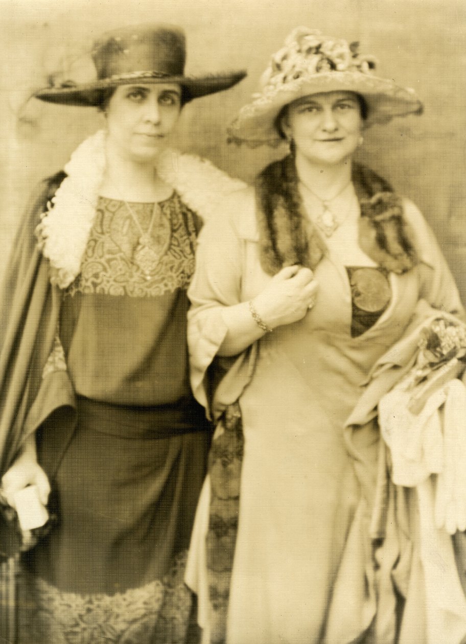 Mrs Coolidge & her friend Frances Parkinson Keyes by Jessie Tarbox Beals