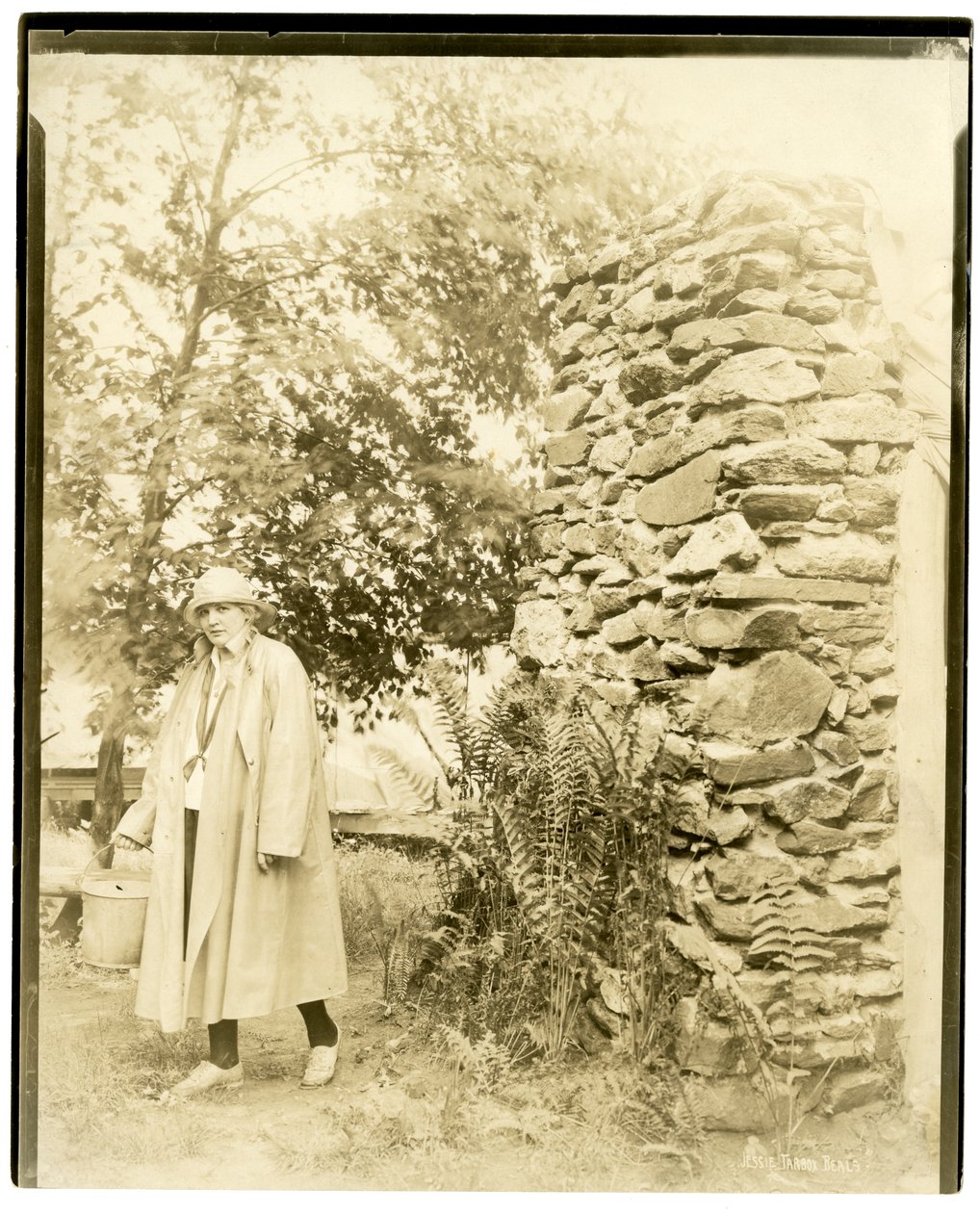 Mrs Jane Deeter Rippin, Director of the Girl Scouts at Camp Andrea, Briarcliff, NY by Jessie Tarbox Beals