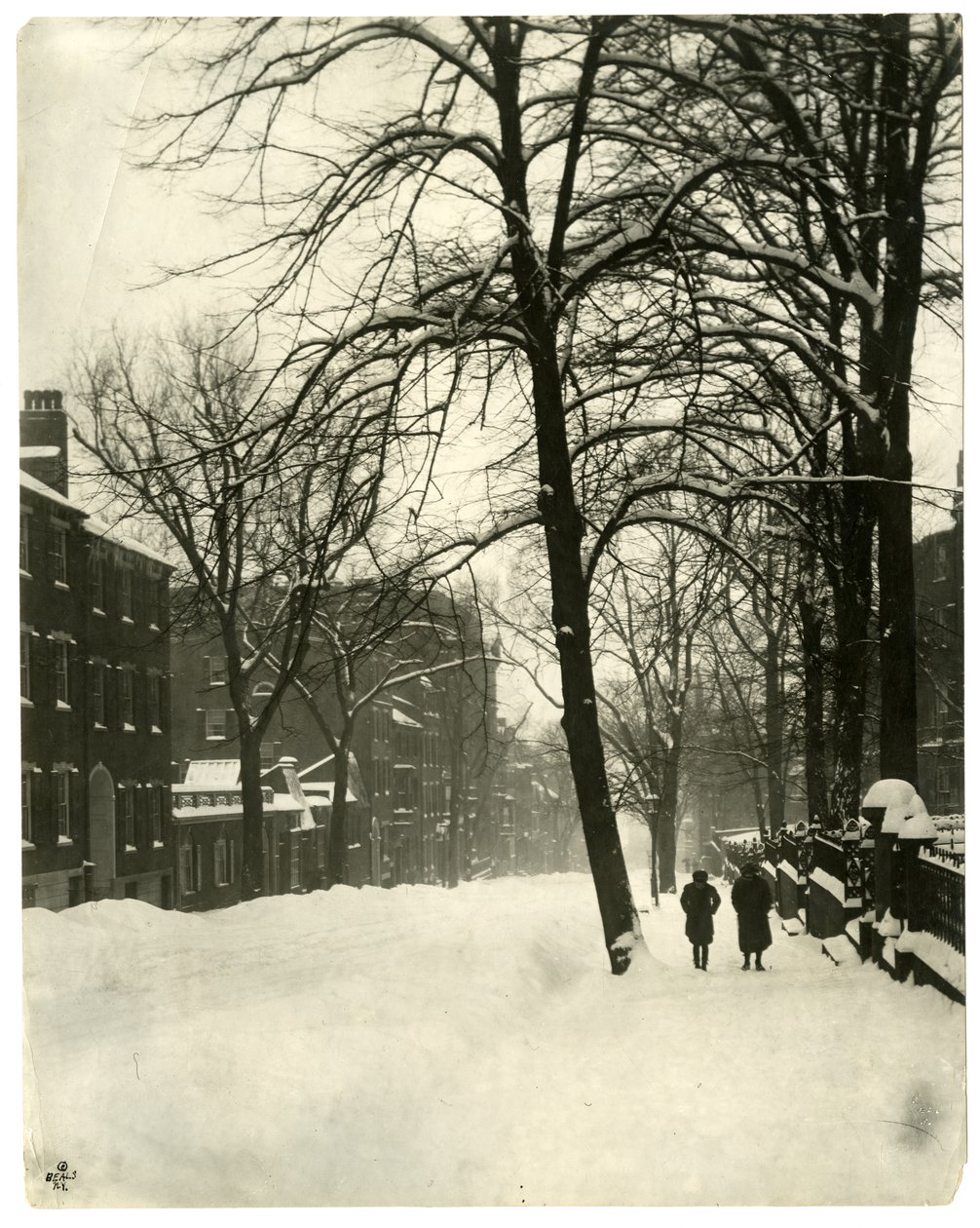 Mt Vernon Street, Boston by Jessie Tarbox Beals