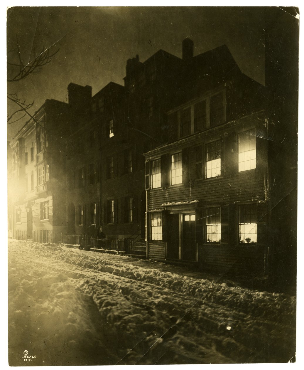 Pinckney Street, Boston, Mass, USA, c.1902-10 by Jessie Tarbox Beals