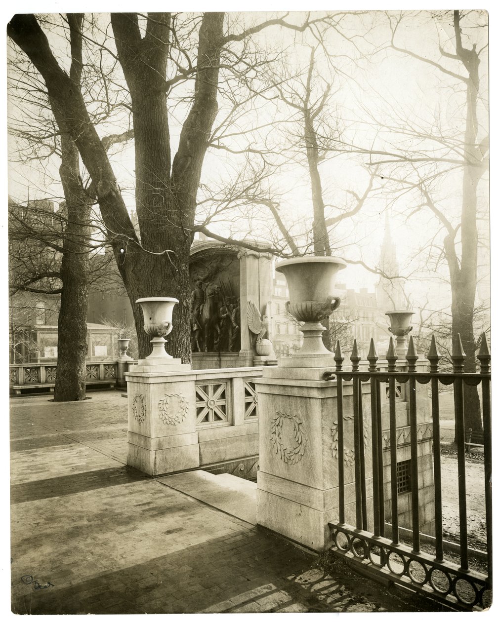 Shaw Memorial, Boston, USA, c.1902-10 by Jessie Tarbox Beals