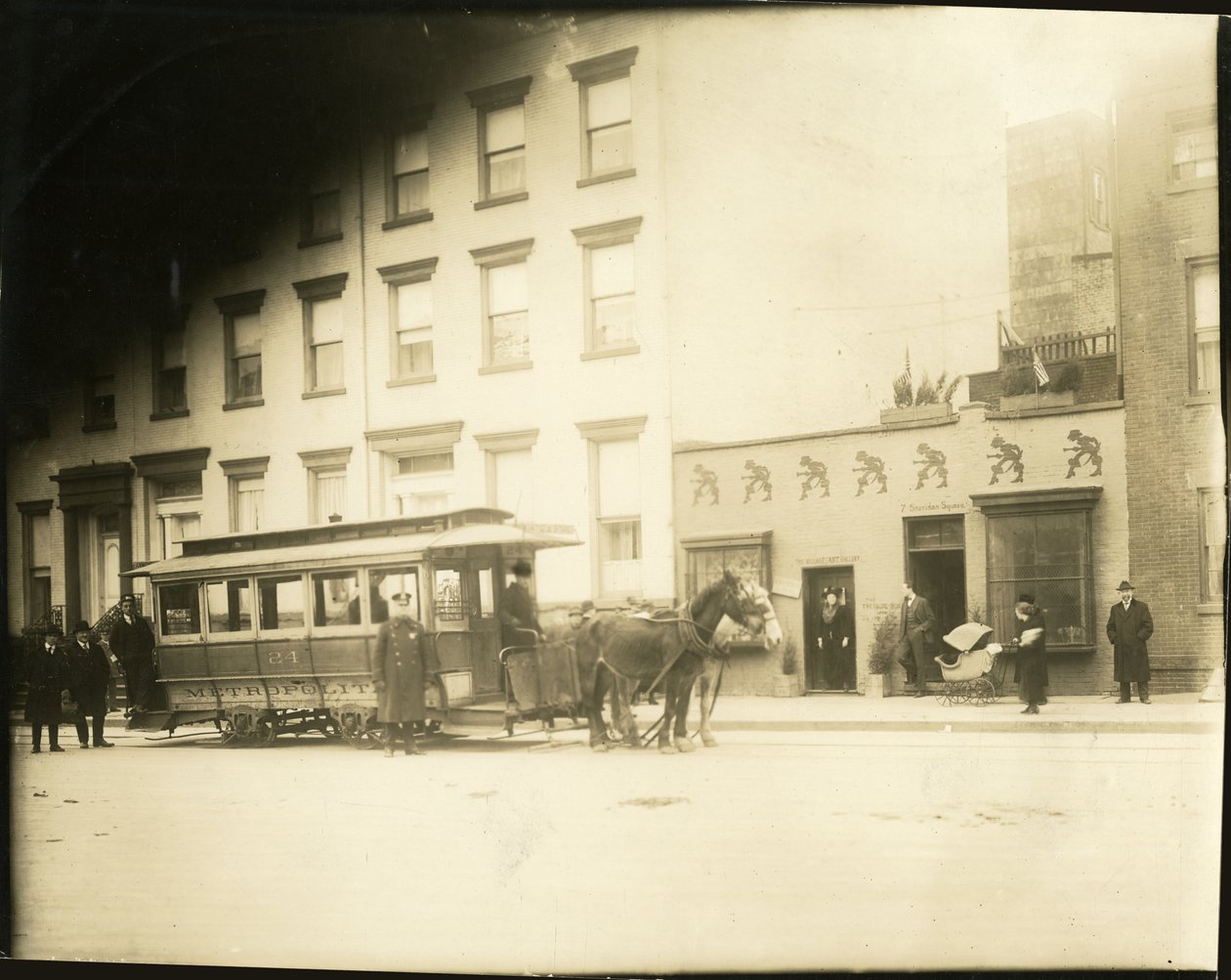 Sheridan Square, New York, USA, c.1905-40 by Jessie Tarbox Beals
