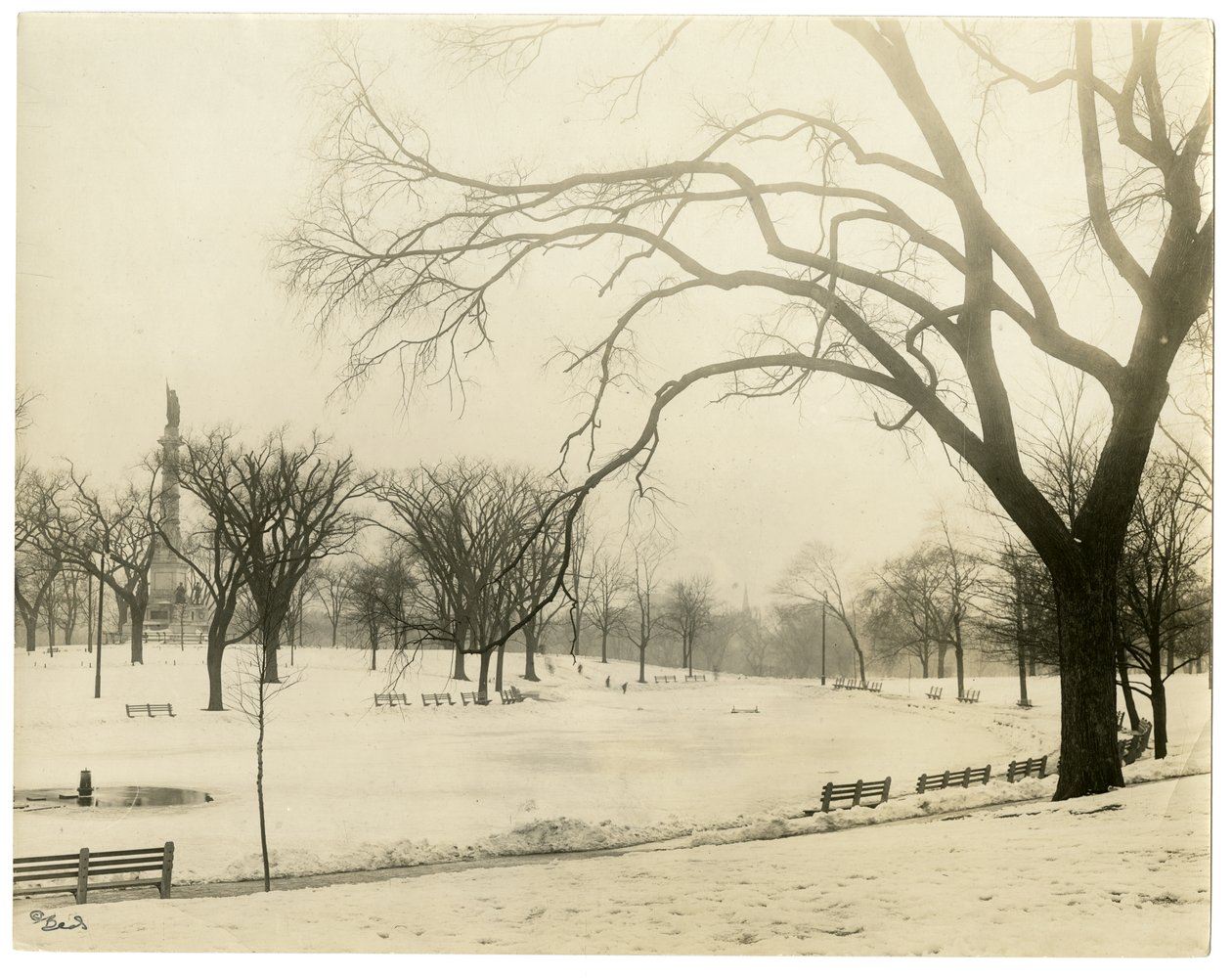 The Common, Boston, USA, c.1902-10 by Jessie Tarbox Beals