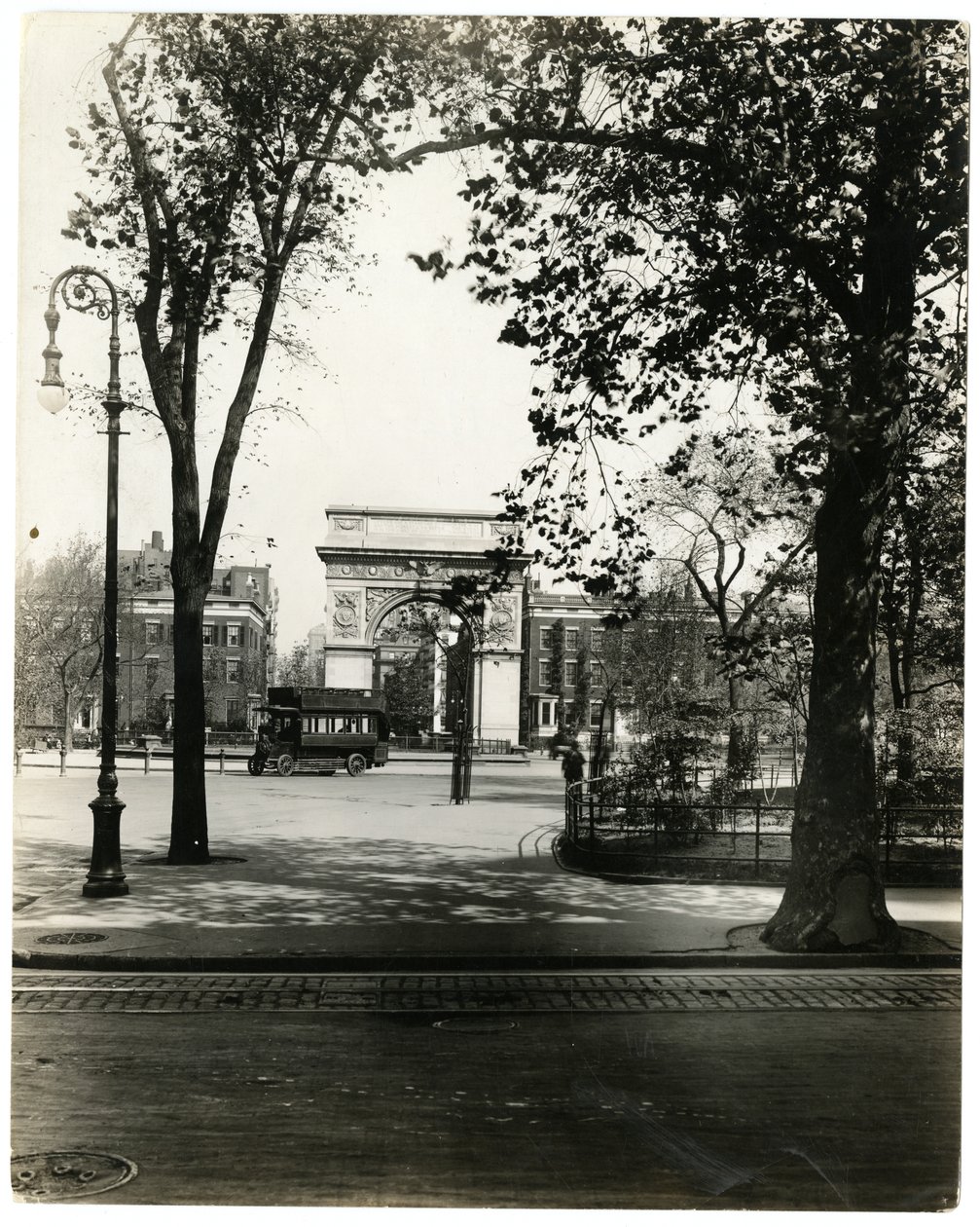 Washington Square North, New York, USA, c.1905-40 by Jessie Tarbox Beals