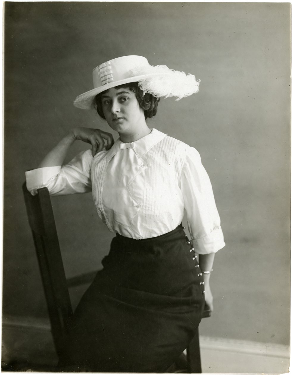 White silk blouse, McCreery