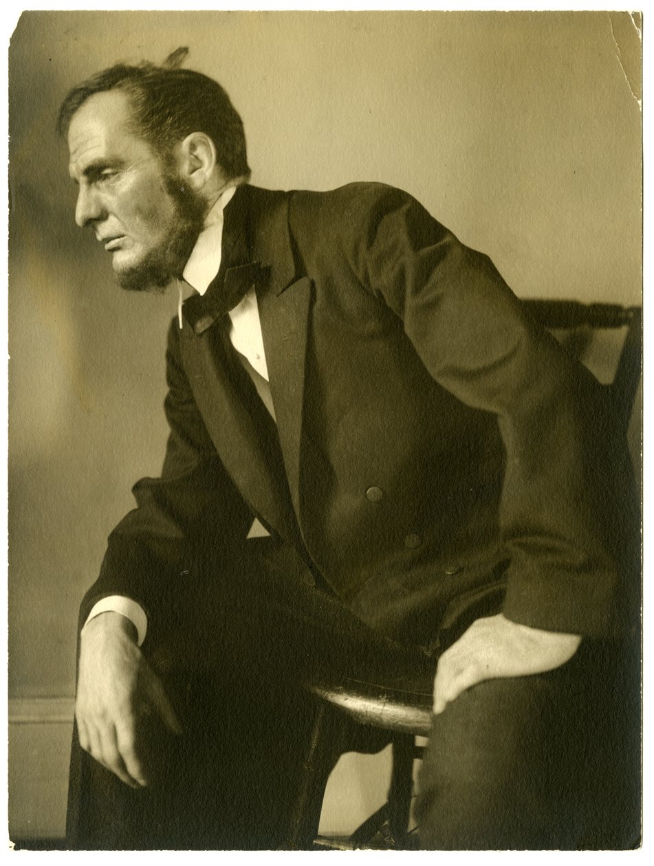 William Raoul of Liberal Club as Abraham Lincoln, c.1905-13 by Jessie Tarbox Beals