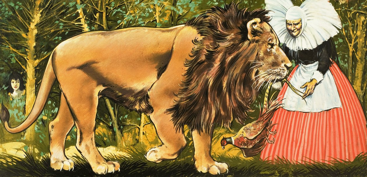 The Enchanted Lion by Jesus Blasco