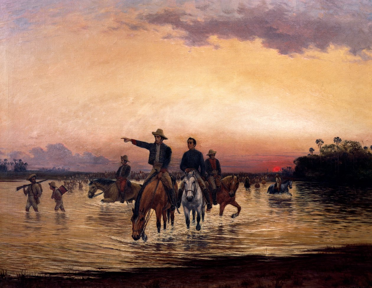 Simon Bolivar and Francisco de Paula Santander, Colombia by Jesus Maria Zamora