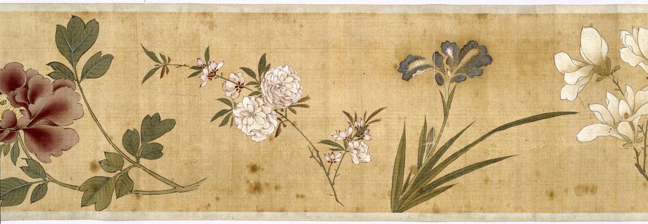 One Hundred Flowers, early 17th century (detail) by Jiayan Chen