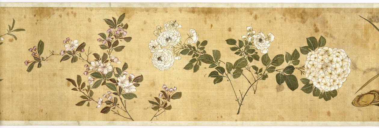 One Hundred Flowers, early 17th century (detail) by Jiayan Chen