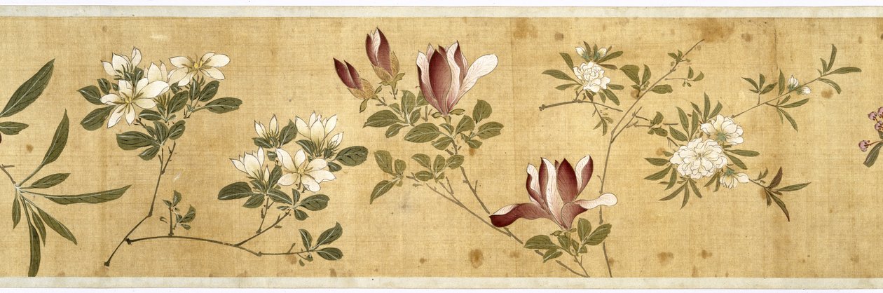 One Hundred Flowers, early 17th century (detail) by Jiayan Chen