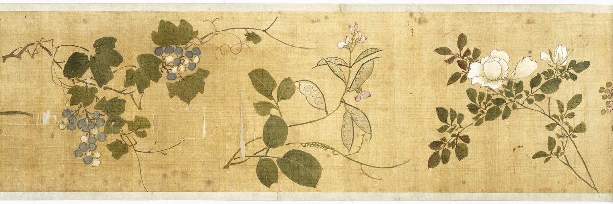 One Hundred Flowers, early 17th century (detail) by Jiayan Chen