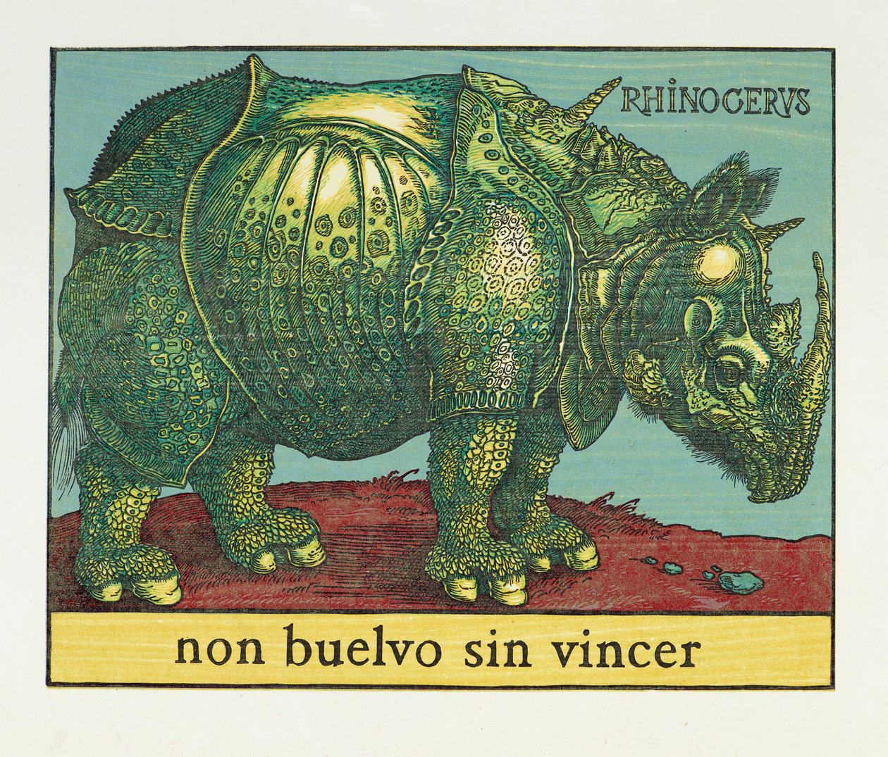 Green Rhino, 2007 by Jim Monson