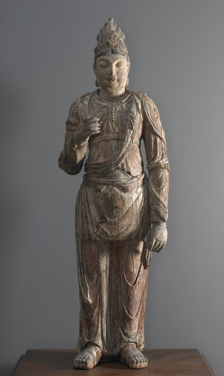 Standing bodhisattva by Jin Dynasty Chinese School