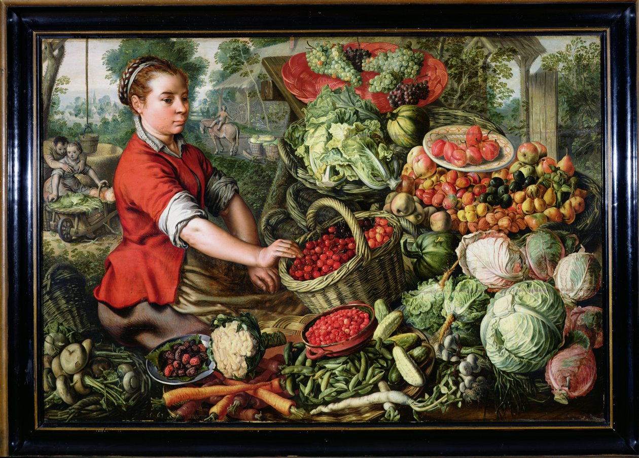 The Vegetable Seller by Joachim Beuckelaer